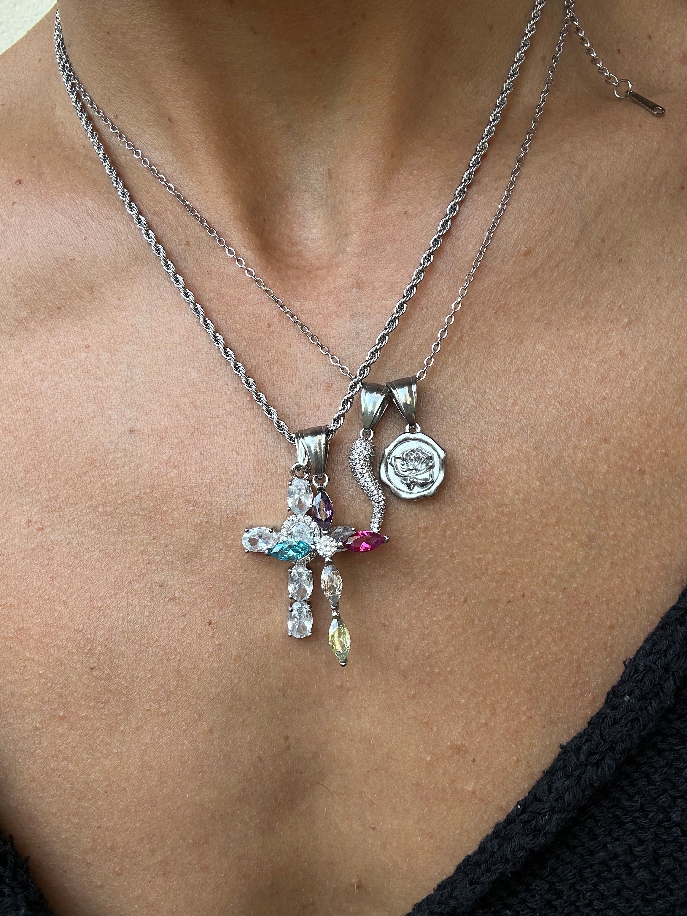 Ciondolo “Una rosa per te”